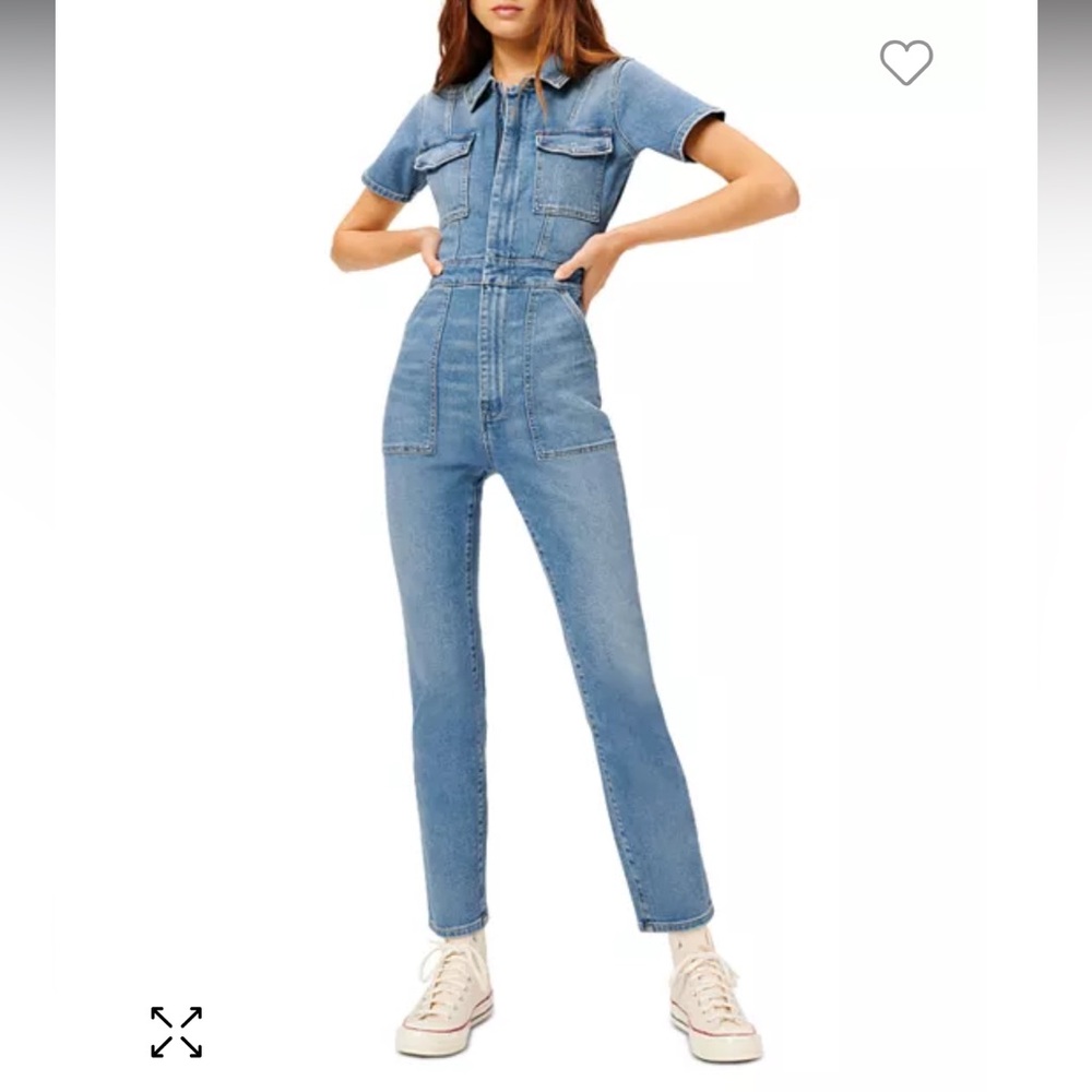 Good American Fit for Success Denim Jumpsuit